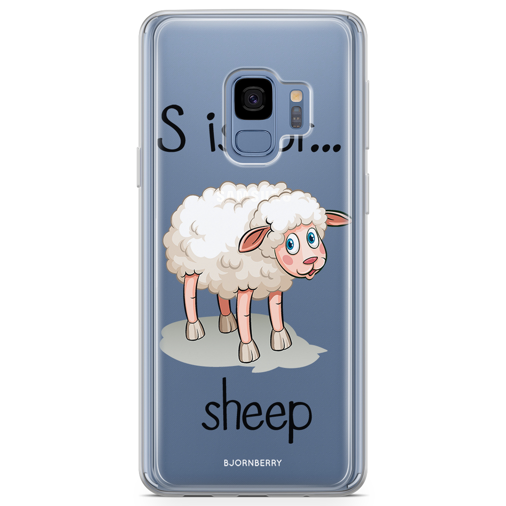 Samsung Galaxy S9 Fashion Skal - S is for Sheep
