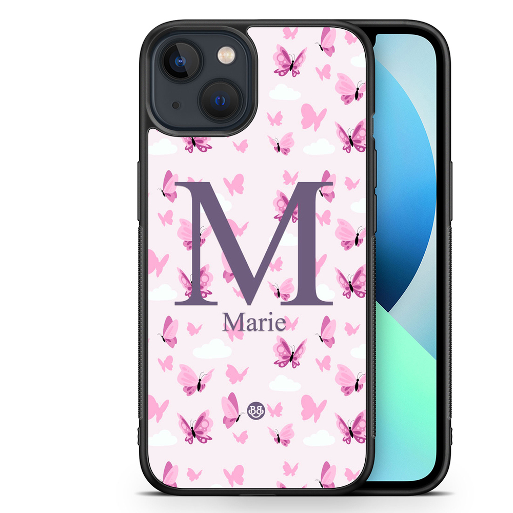 iPhone 13 Mini Custom Case - AWAKEN - Butterfly Pink