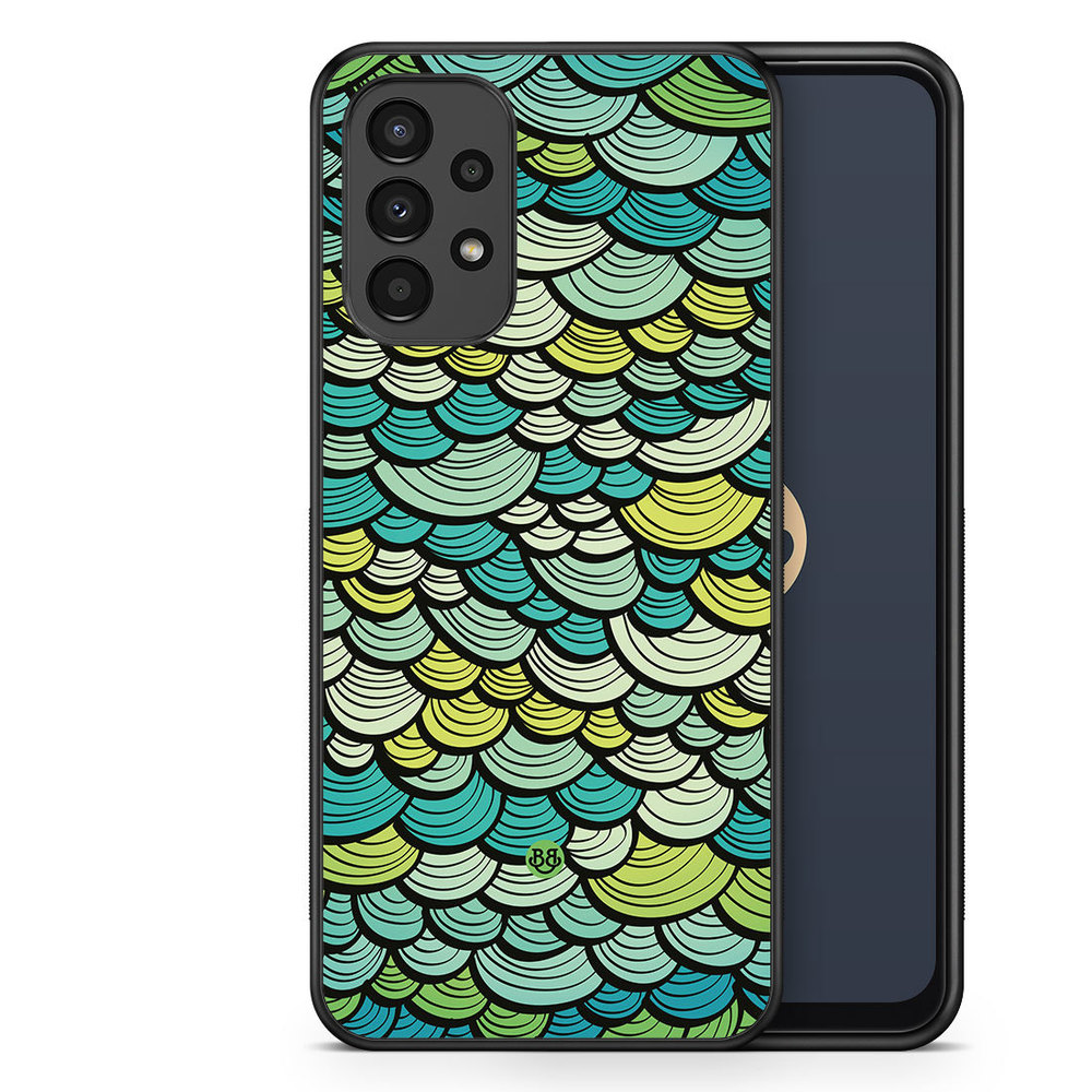 Samsung Galaxy A13 Case - Green Mermaid Scales