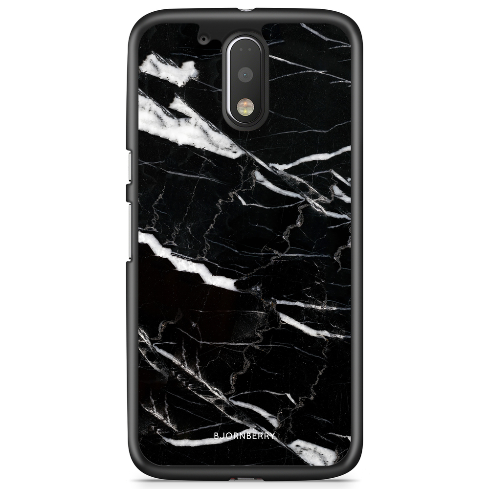 Moto G4/G4 Plus Case - Black Marble