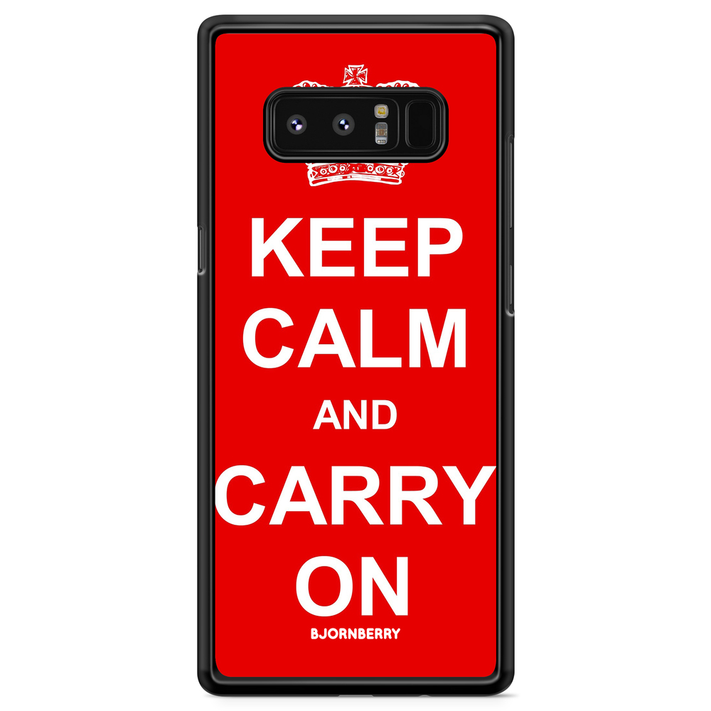 Samsung Galaxy Note 8 Case - Keep calm carry on