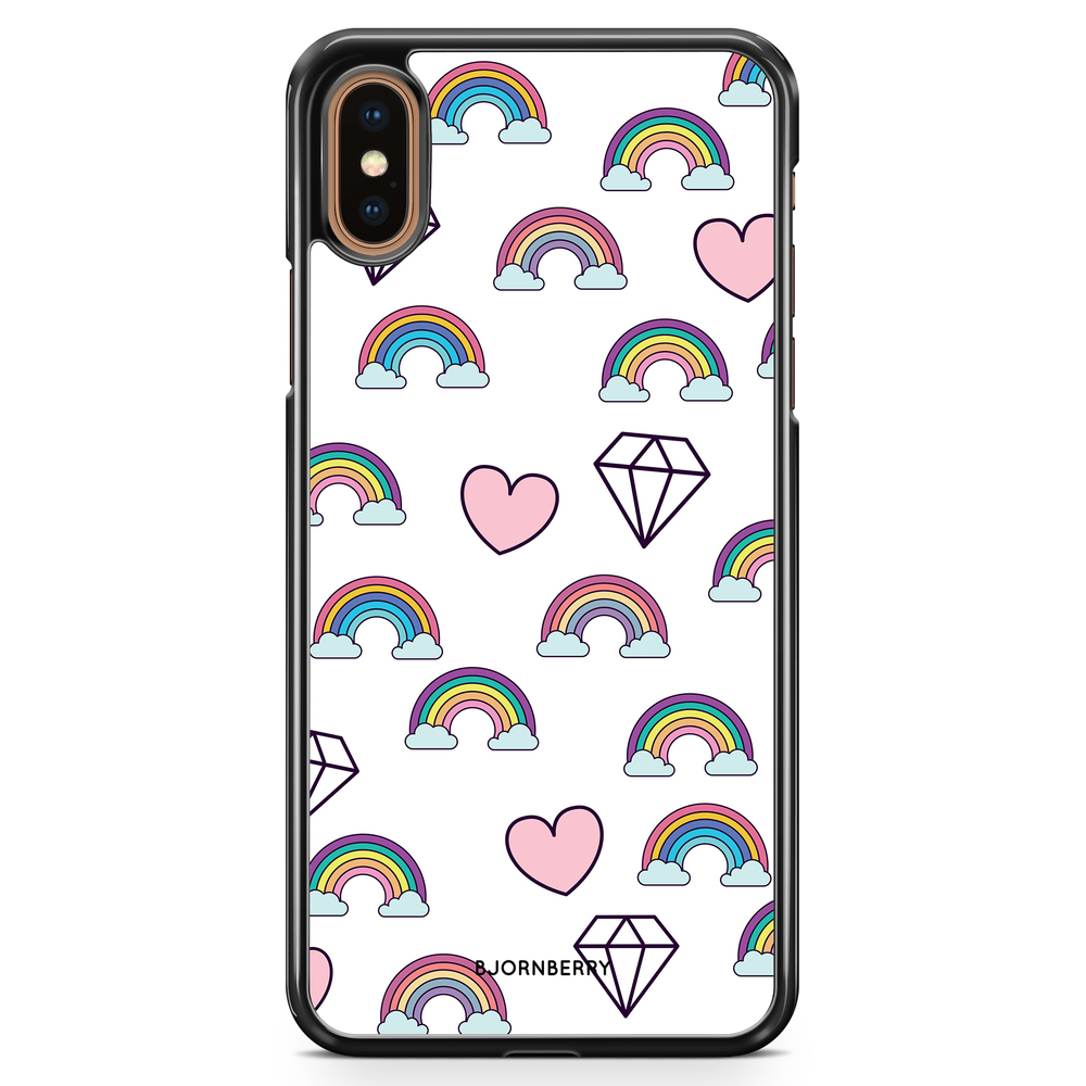 iPhone XS Max Case - Rainbows & Diamonds