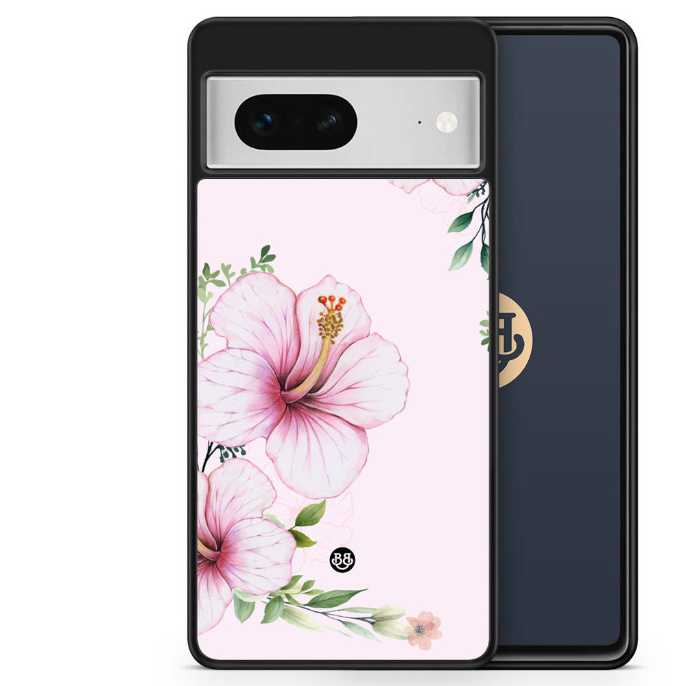 Google Pixel 7 Case - WILD BLOOM - Soft Hibiscus