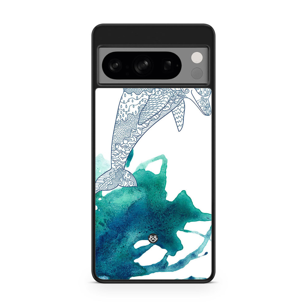 Google Pixel 8 Pro Case - Mandala Dolphin