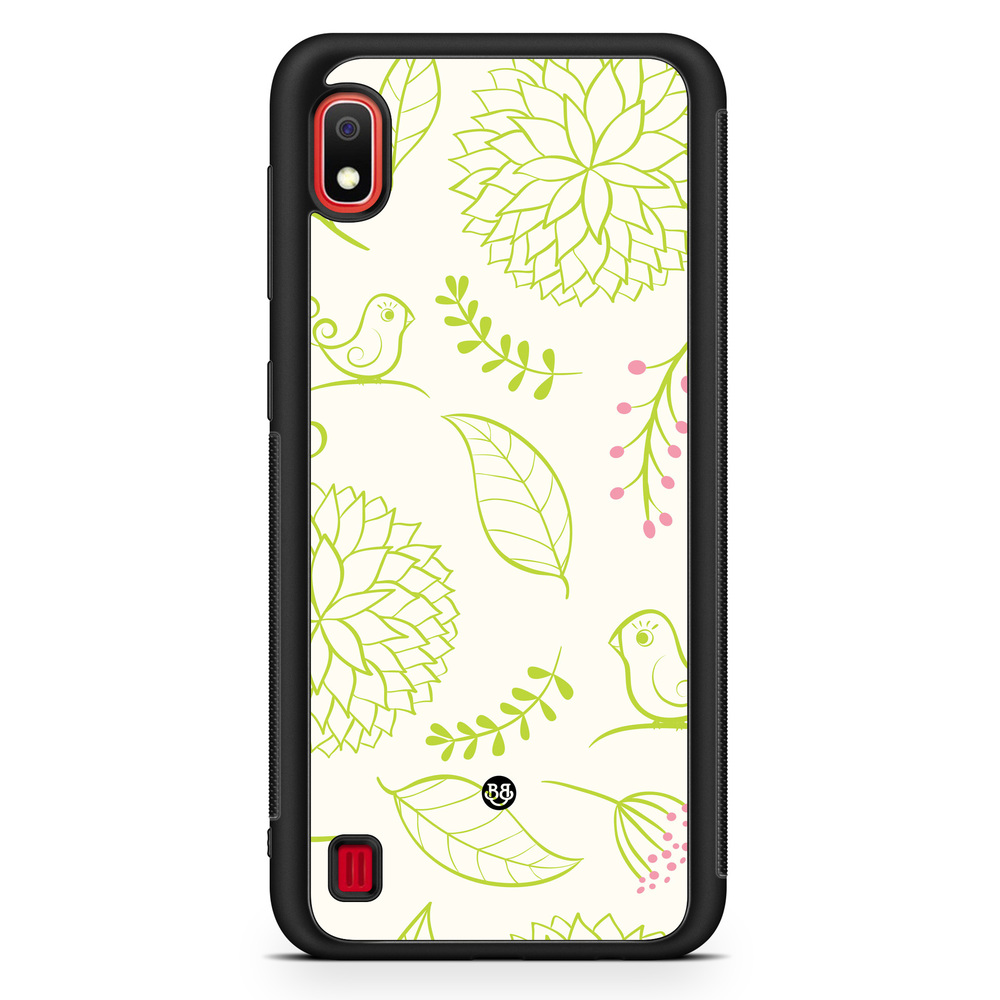 Samsung Galaxy A10 Case - Green Floral