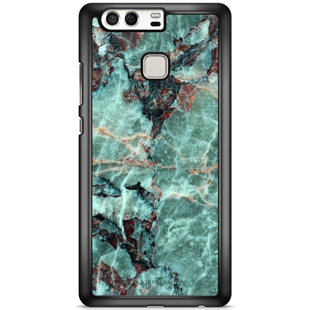 Huawei P9 Case - Green Marble