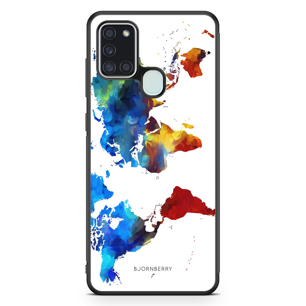 Samsung Galaxy A21s Case - World Map
