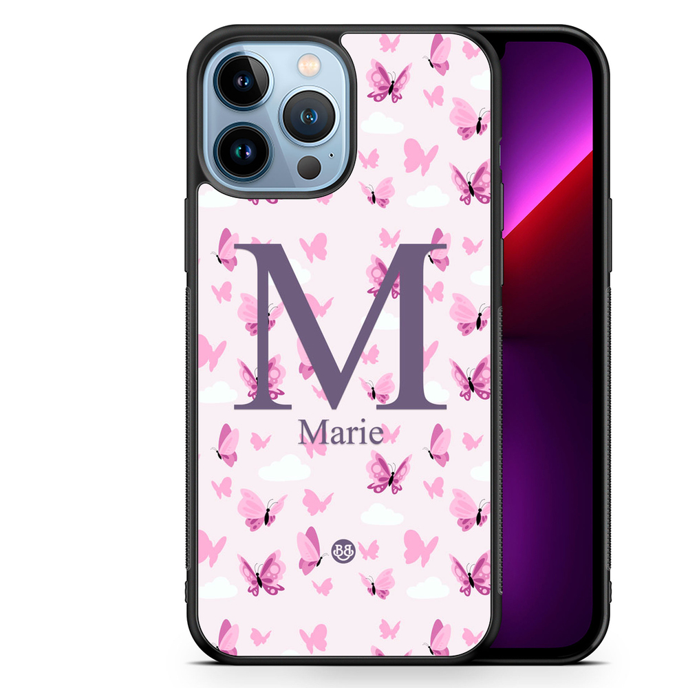 iPhone 13 Pro Max Custom Case - AWAKEN - Butterfly Pink