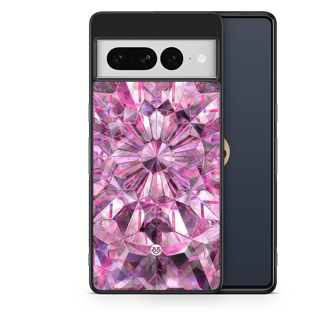 Google Pixel 7 Pro Case - Pink Crystals