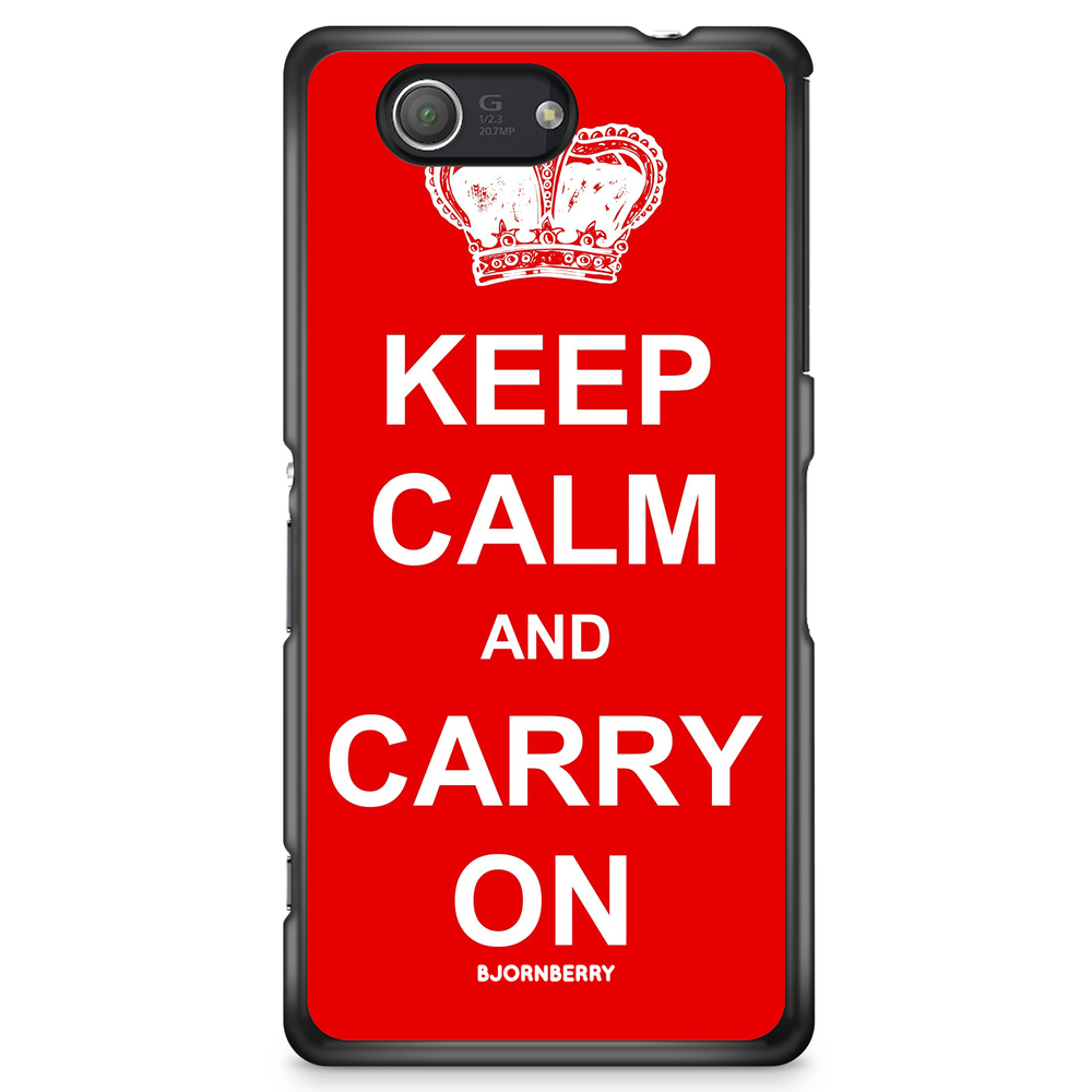 Sony Xperia Z3 Compact Case - Keep calm carry on
