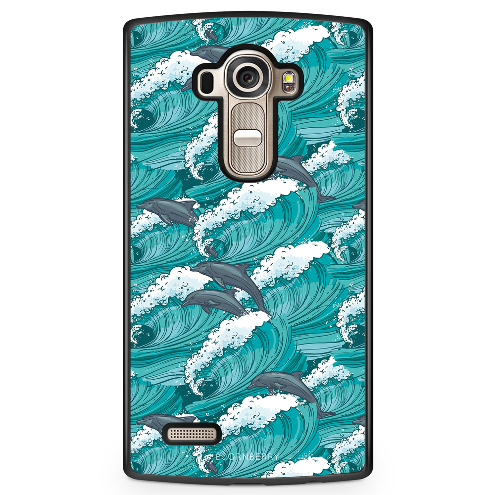 LG G4 Case - Waves And Dolphins