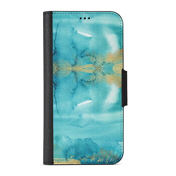 Naive iPhone 12 Pro Max Plånboksfodral  - Ocean Shimmer