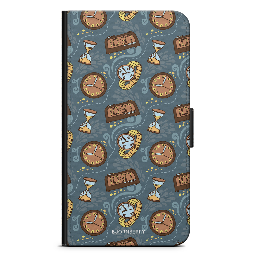 Samsung Galaxy A12 Wallet Case - Time