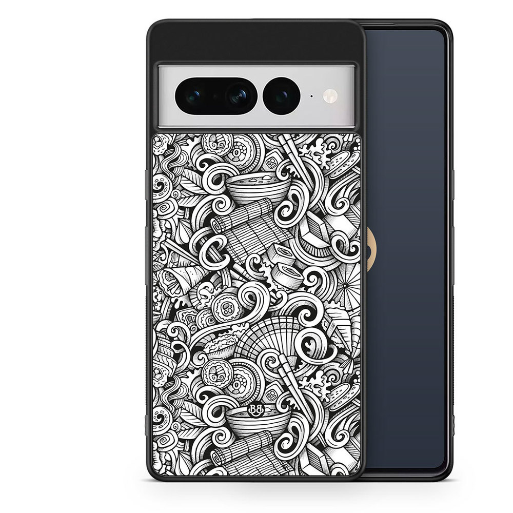 Google Pixel 7 Pro Case - Japanese Pattern