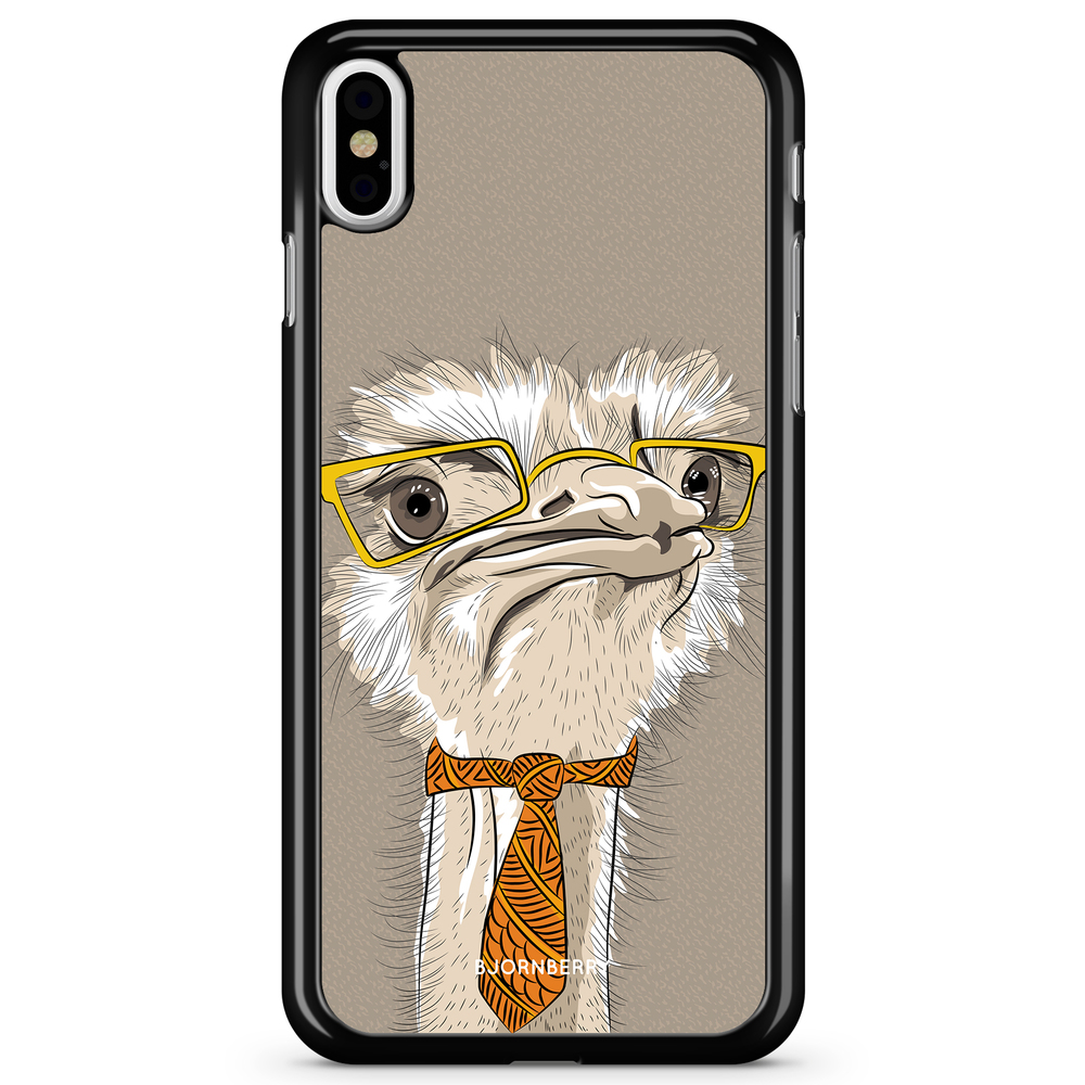 iPhone X / XS Case - Hipster Ostrich