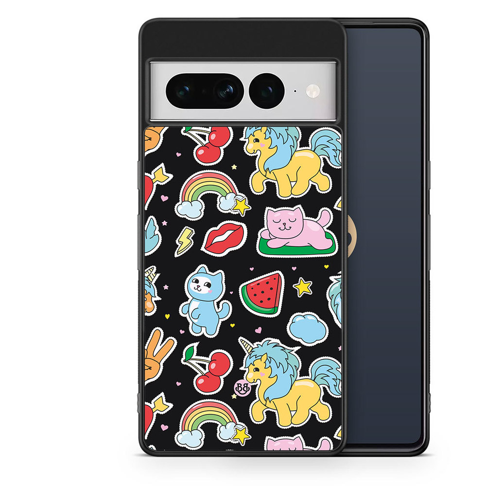 Google Pixel 7 Pro Case - Cute Stickers