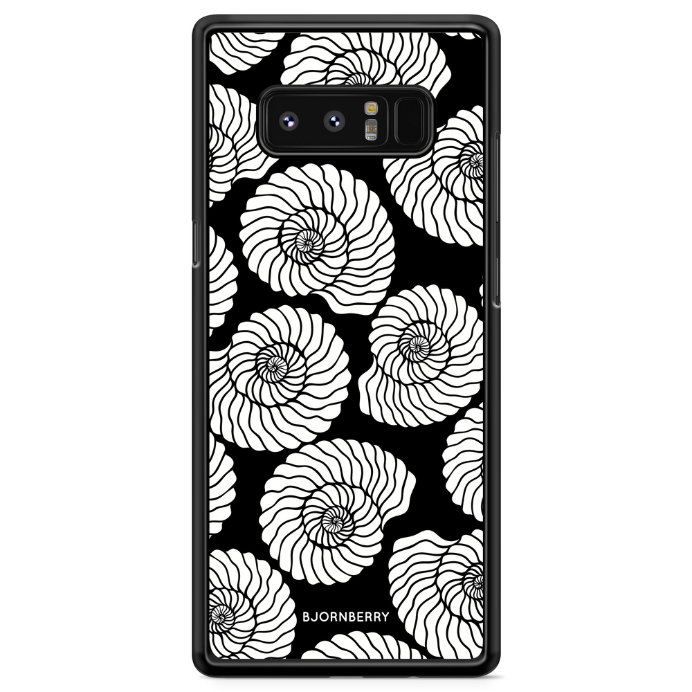 Samsung Galaxy Note 8 Case - Seashell BW