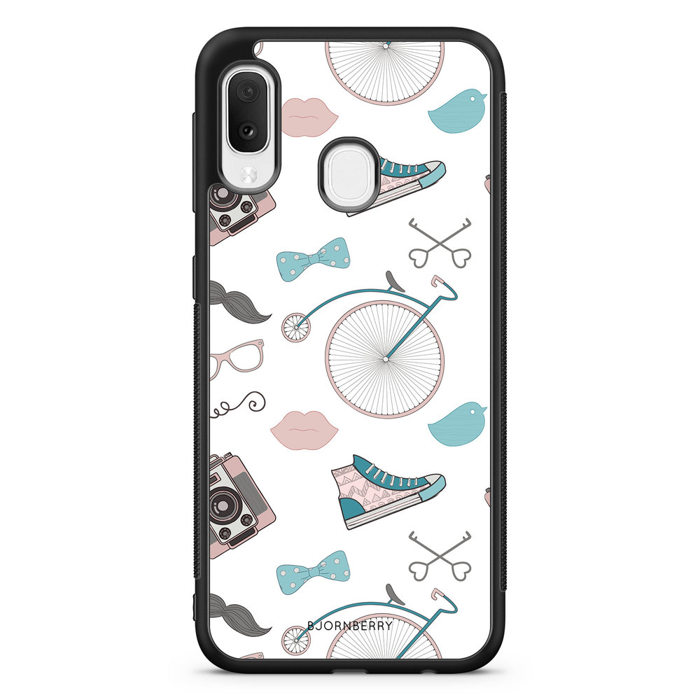 Samsung Galaxy A20e Case - Hipster Pattern