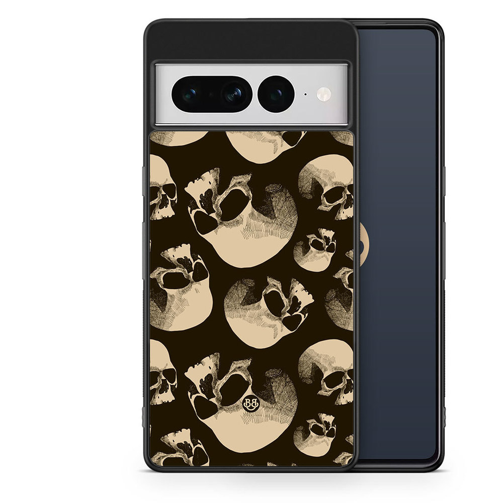 Google Pixel 7 Pro Case - Skull Pattern
