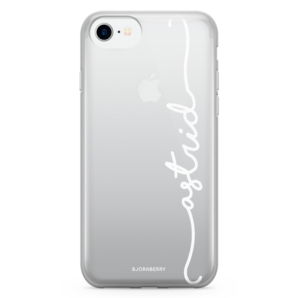 iPhone 6/6s Case Fashion Custom - Vertical White Name