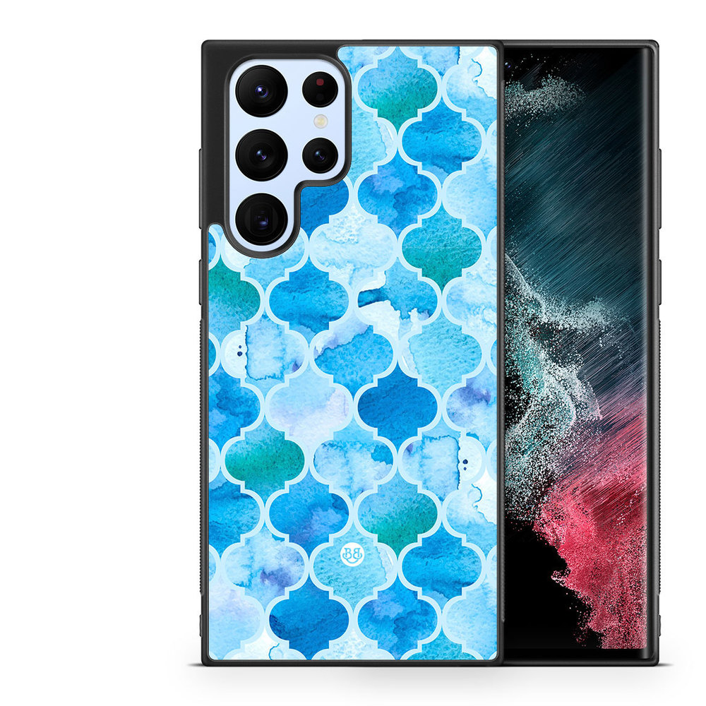 Samsung Galaxy S22 Ultra 5G Case - Watercolor Moroccan