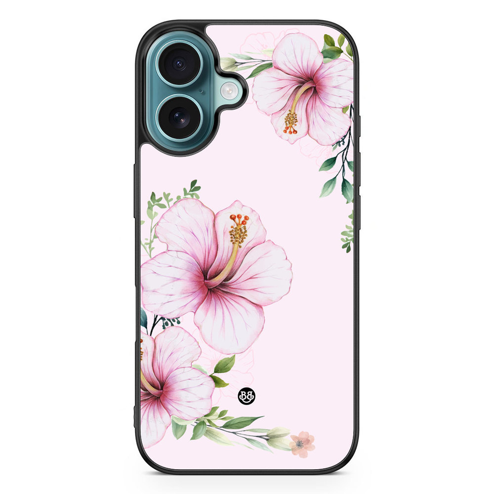 iPhone 16 Case - WILD BLOOM - Soft Hibiscus
