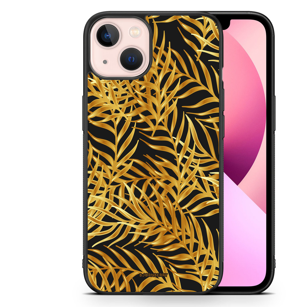 iPhone 13 Case - Gold Palm