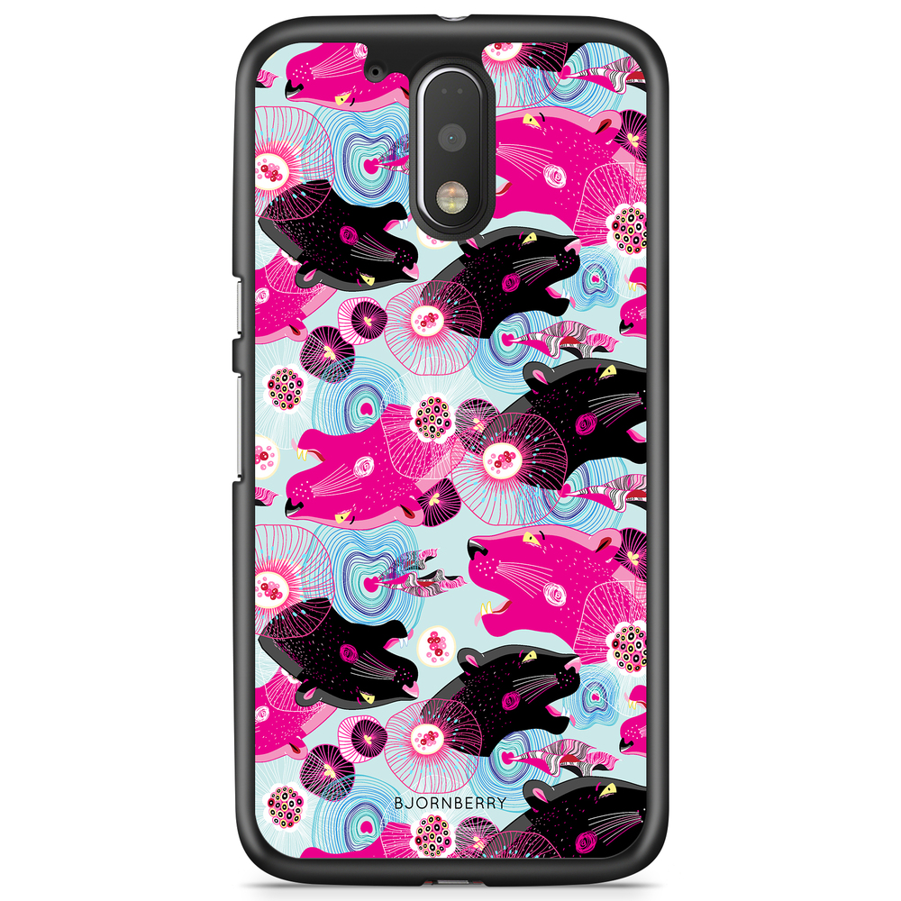 Moto G4/G4 Plus Case - Panther Pattern