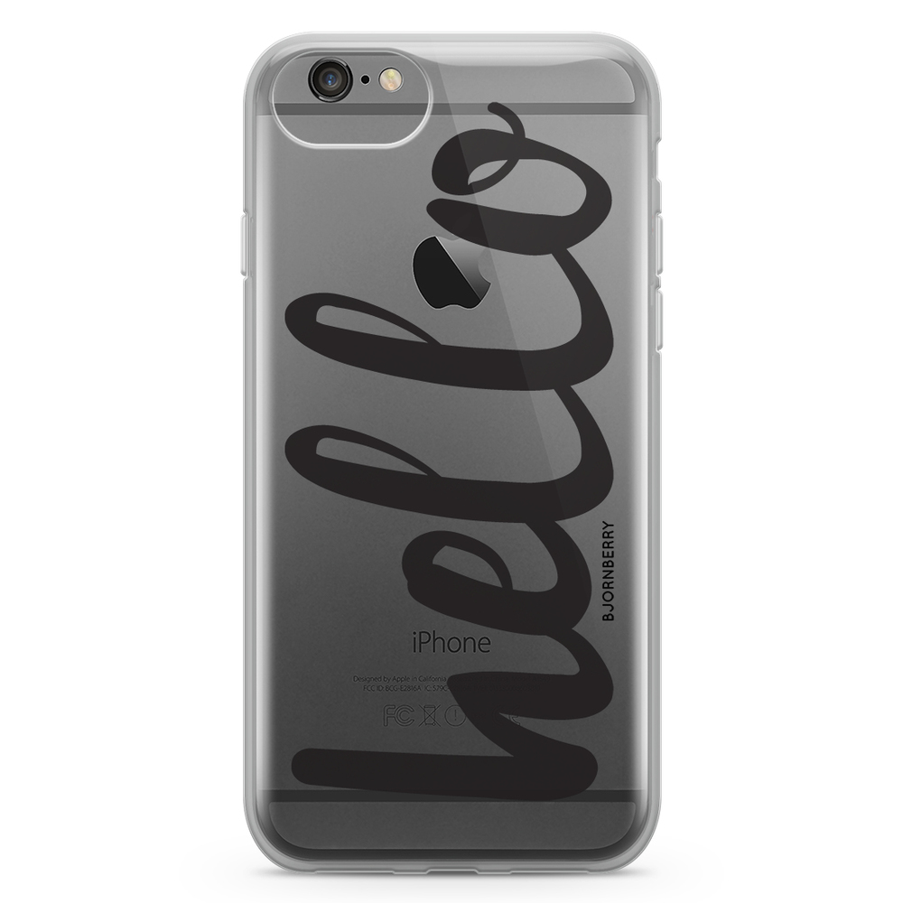 iPhone 6/6s Fashion Case - Hello Black