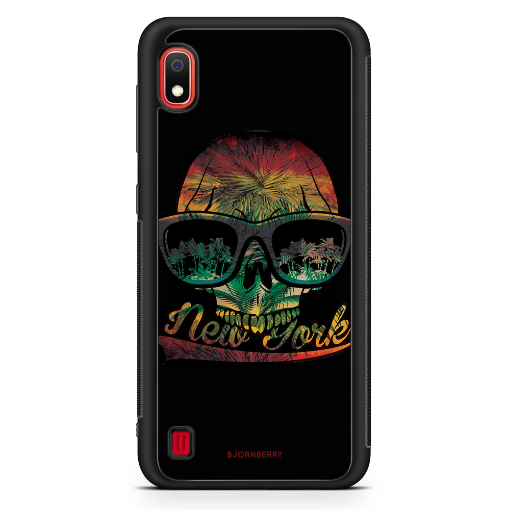 Samsung Galaxy A10 Case - New York Skull