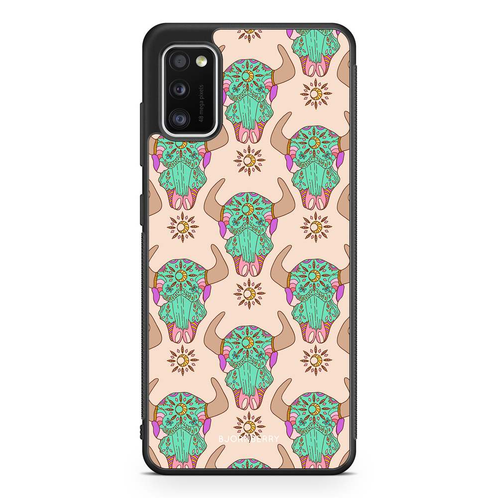 Samsung Galaxy A41 Case - Beautiful Skulls