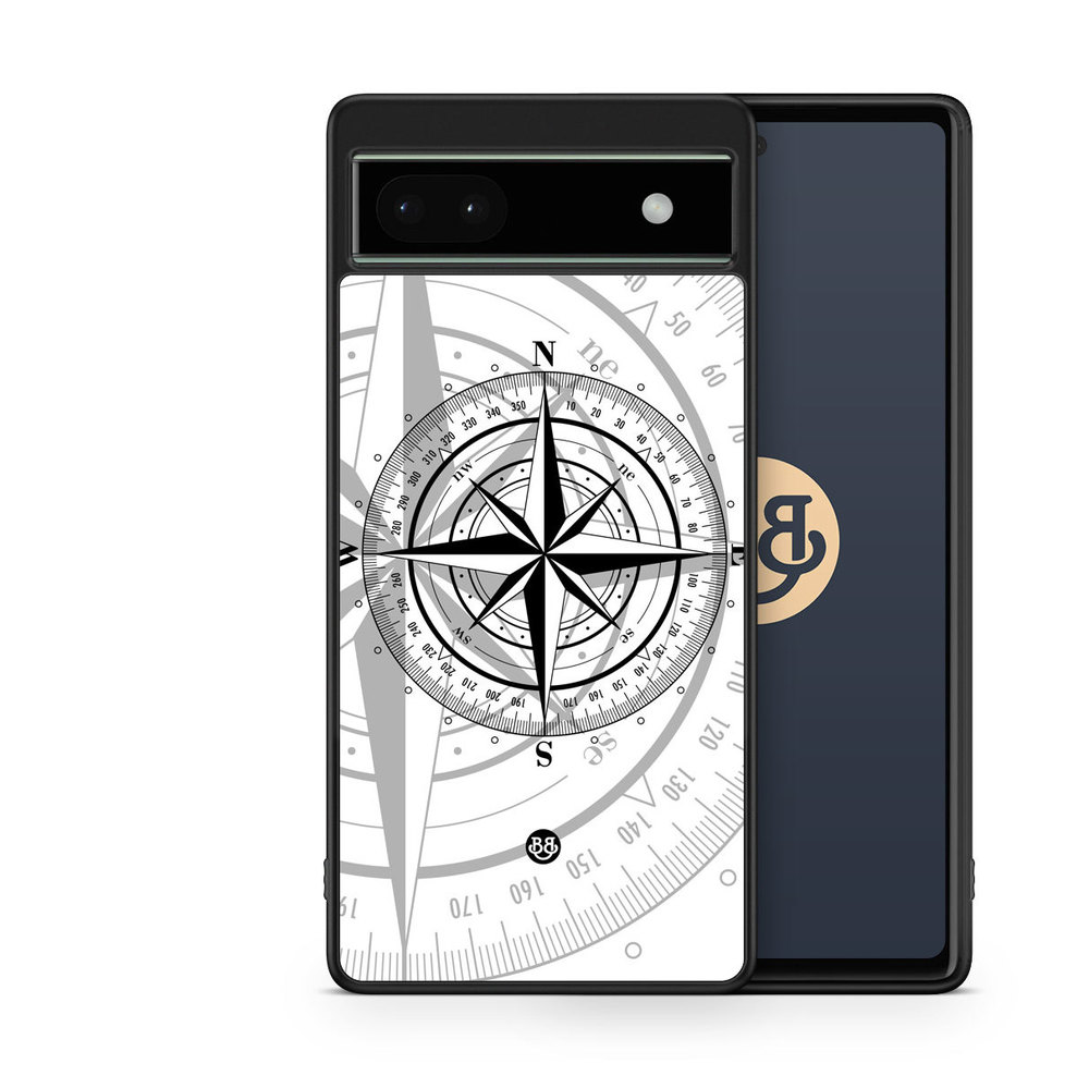 Google Pixel 6a Case - Compass White