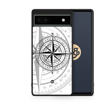 Google Pixel 6a Skal - Kompass Vit