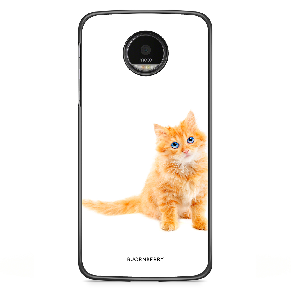 Motorola Moto G5S Plus Case - Small Brown Cat