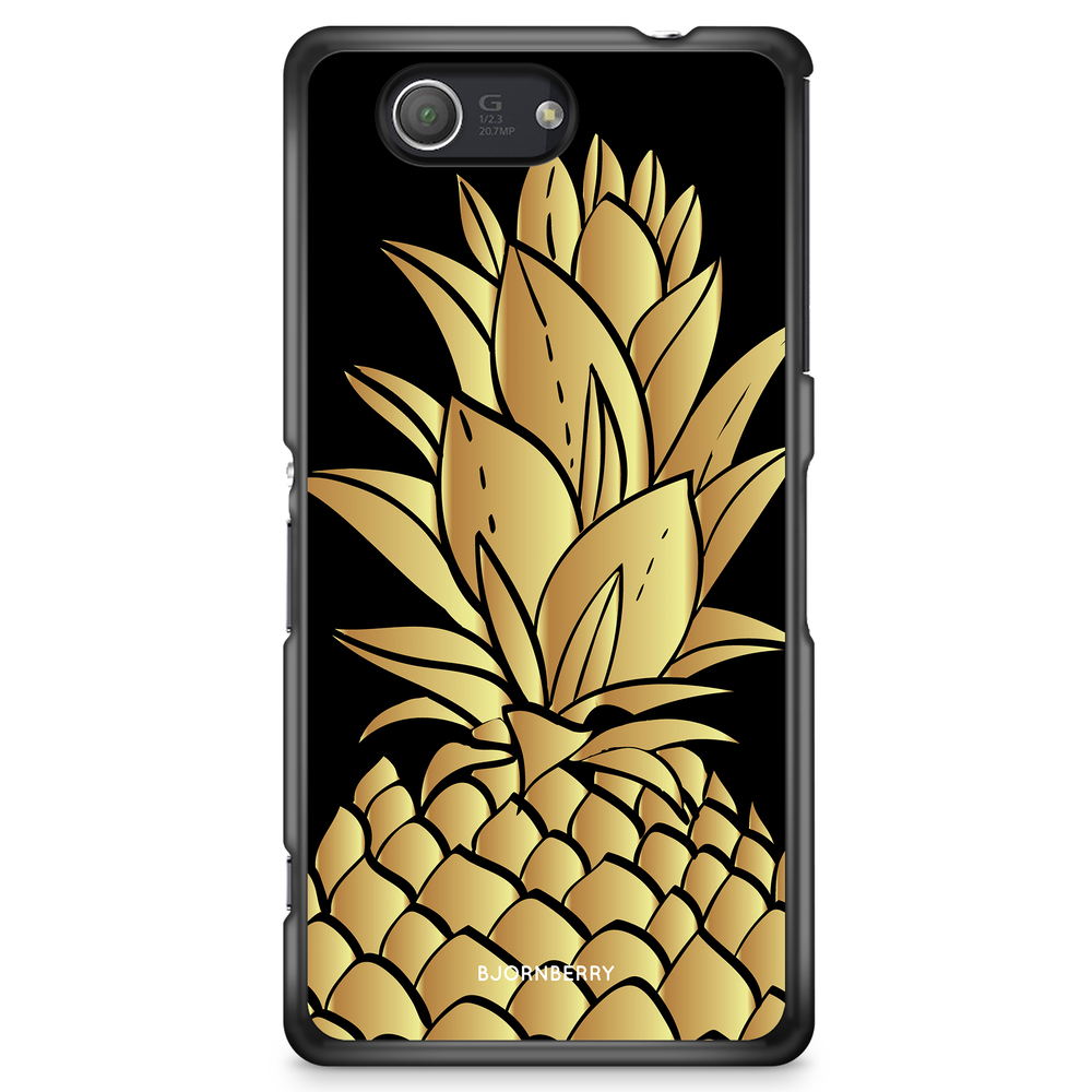 Sony Xperia Z3 Compact Case - Gold Pineapple