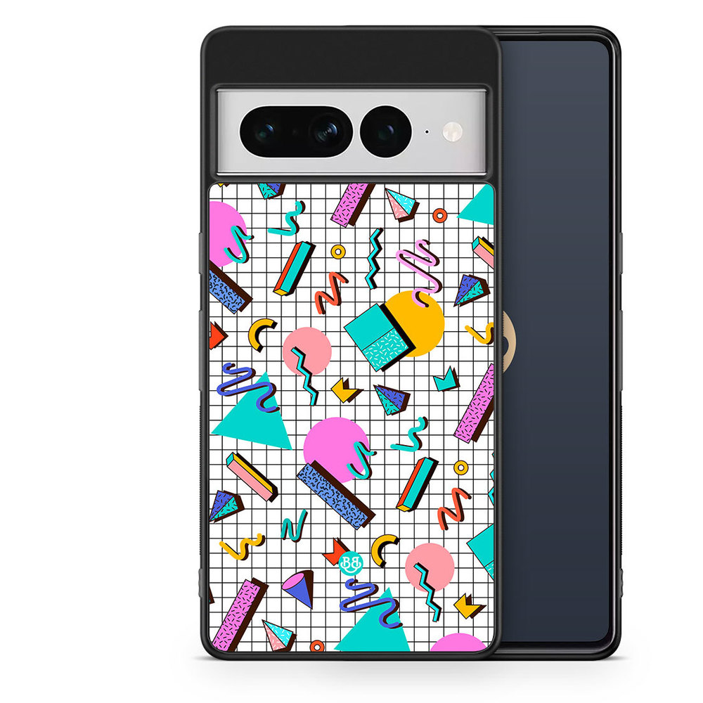 Google Pixel 7 Pro Case - 80s Pattern