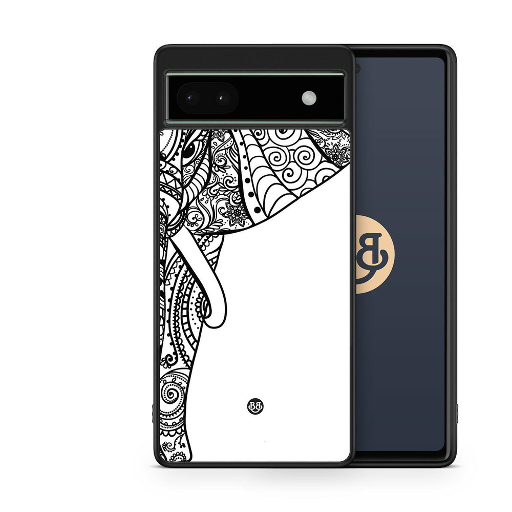 Google Pixel 6a Case - Mandala Elephant