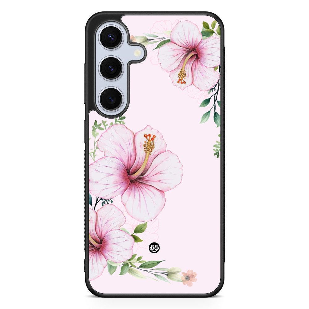 Samsung Galaxy S24 FE Case - WILD BLOOM - Soft Hibiscus