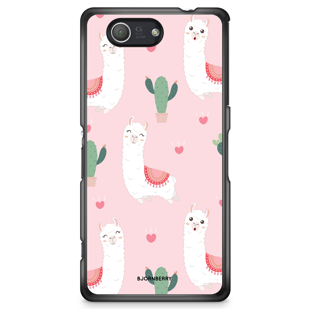 Sony Xperia Z3 Compact Case - Llama Pattern