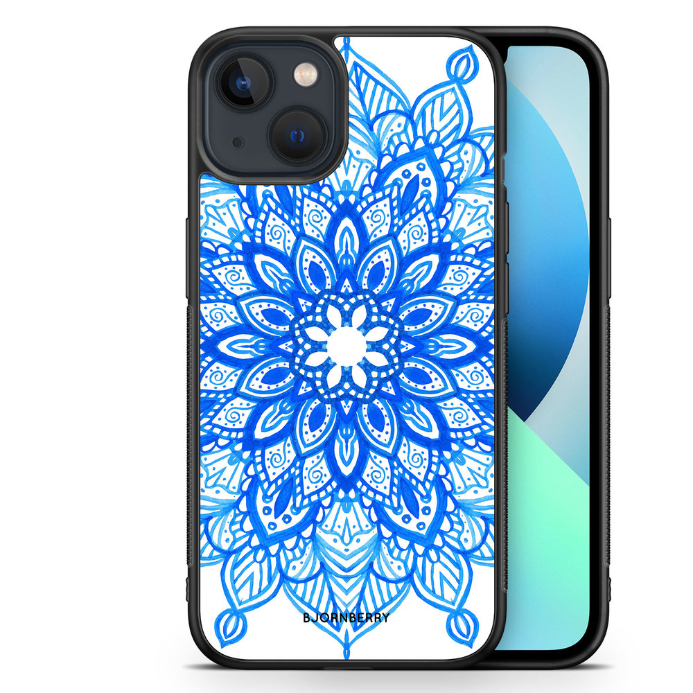 iPhone 13 Mini Case - Blue Mandala