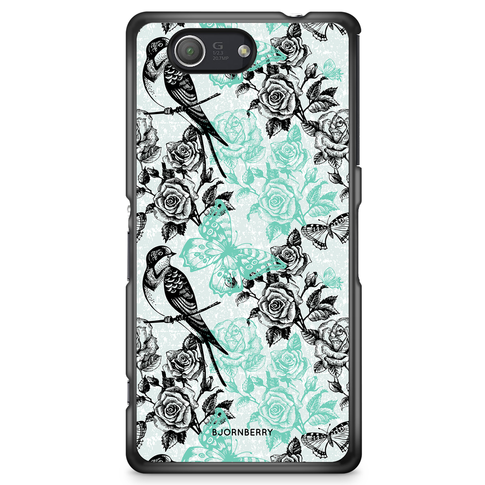 Sony Xperia Z3 Compact Case - Birds & Roses