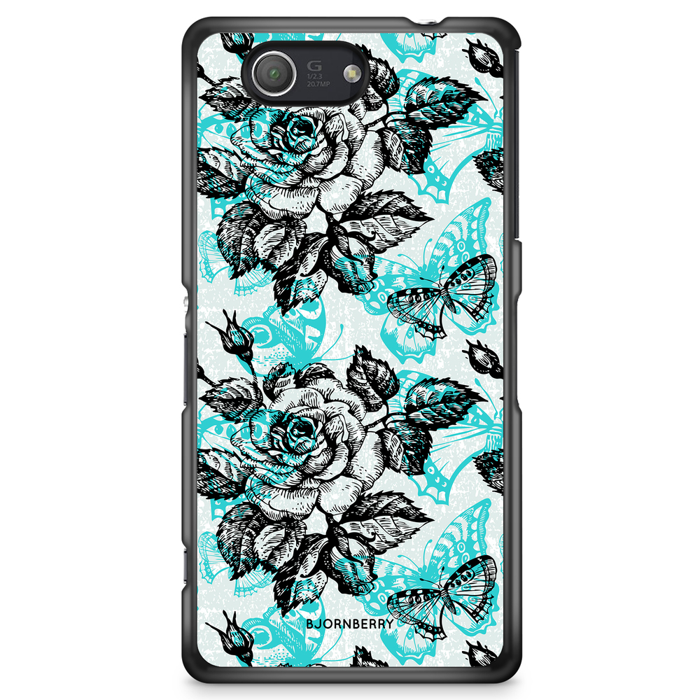 Sony Xperia Z3 Compact Case - Roses & Butterflies