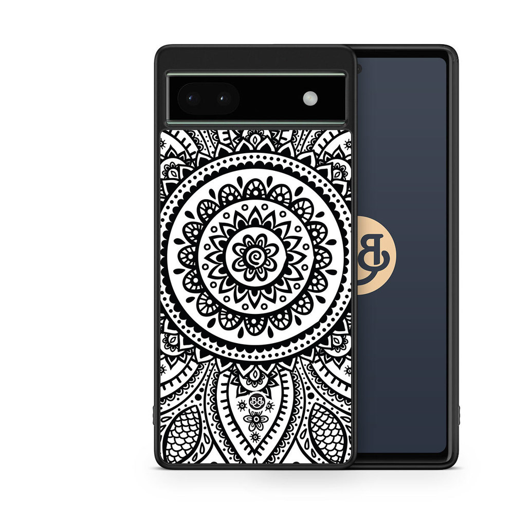 Google Pixel 6a Case - Henna Mandala