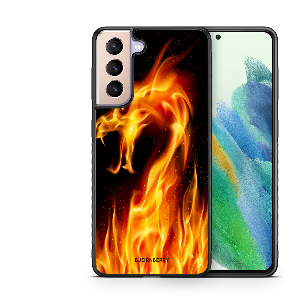 Samsung Galaxy S21 FE 5G Case - Flames Dragon