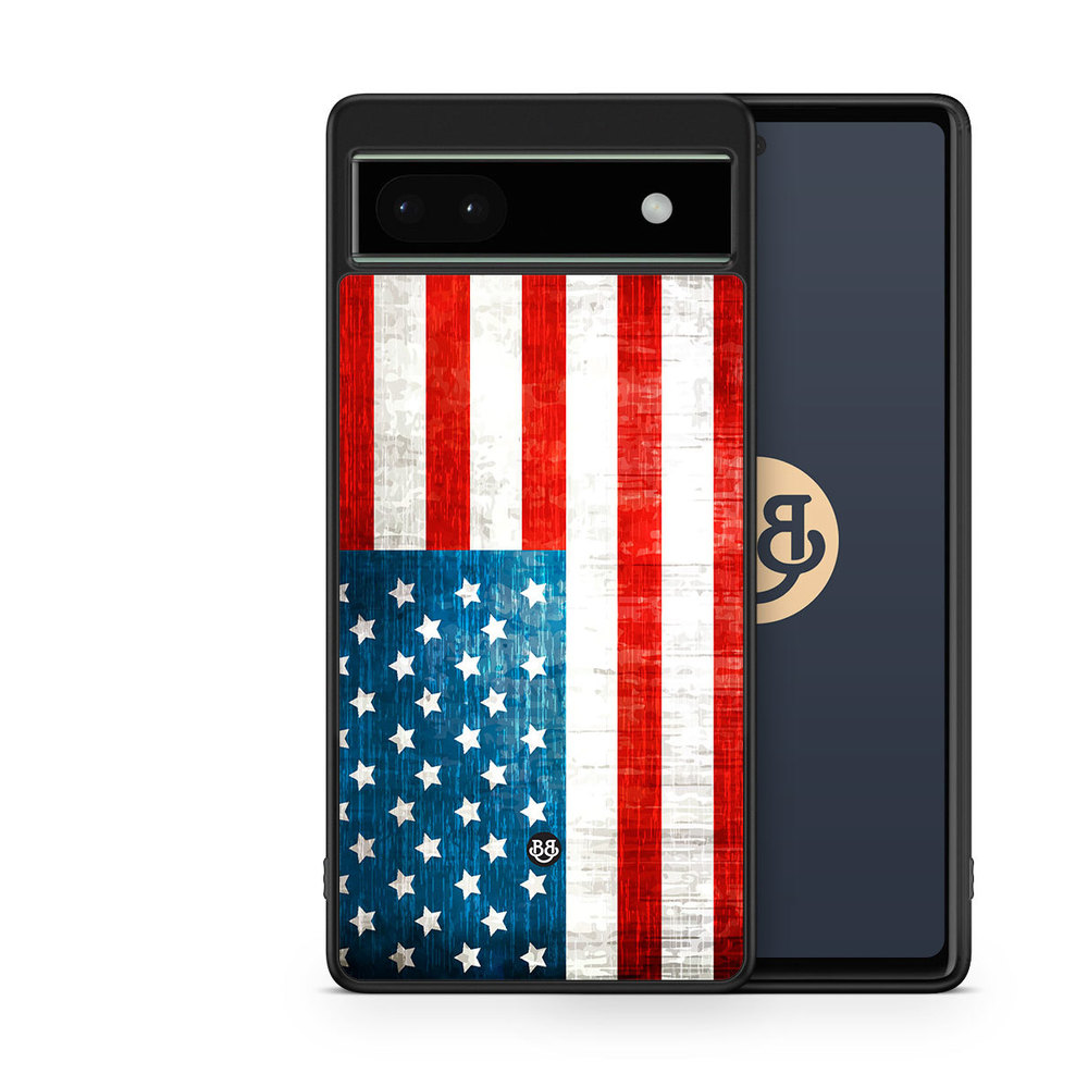 Google Pixel 6a Case - USA Flag