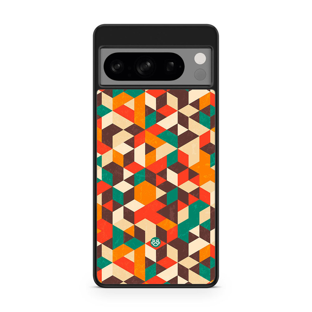 Google Pixel 8 Pro Case - Retro Geometric