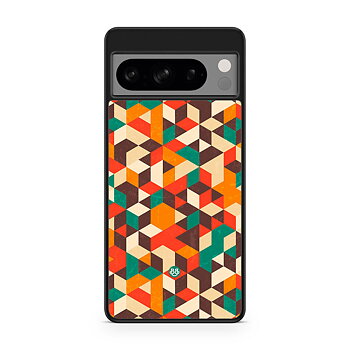 Google Pixel 8 Pro Case - Retro Geometric