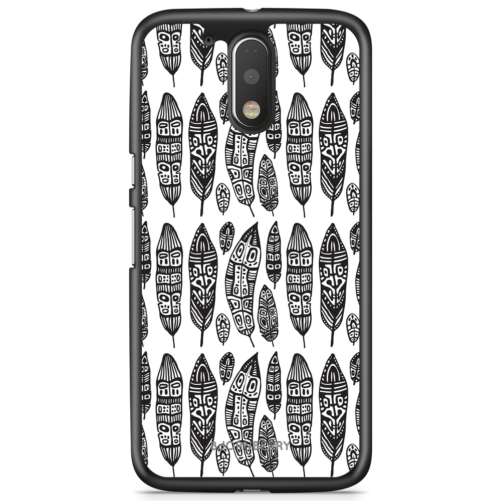 Moto G4/G4 Plus Case - Vintage Feathers