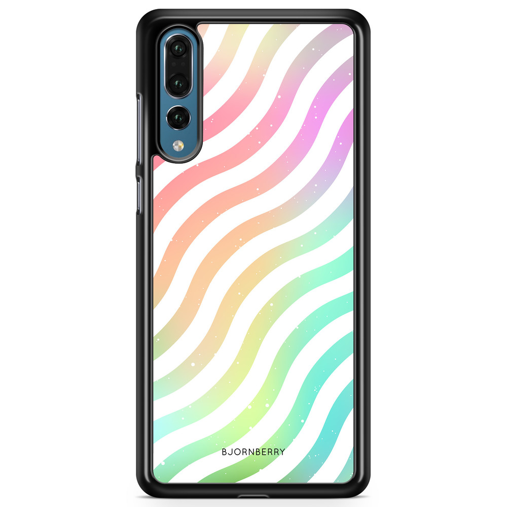 Huawei P20 Pro Case - Wavy Rainbow