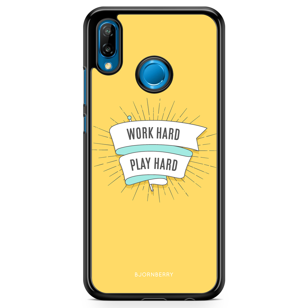 Huawei P20 Lite Case - Work hard play hard